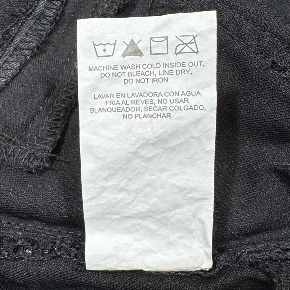 Rock & Republic Women’s Kashmiere Shiny Black Skinny Jeans - Picture 5 of 13